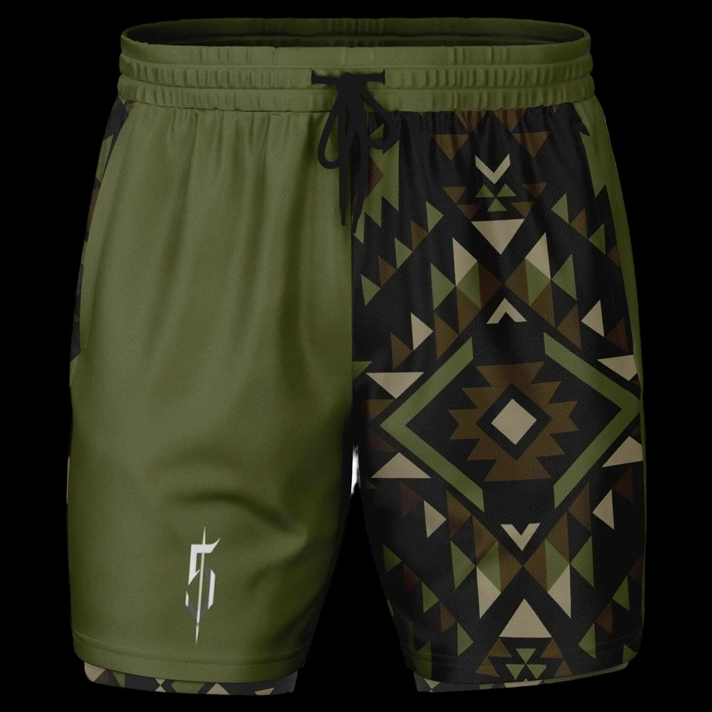 DB Black 2 in 1 Gym Shorts