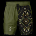 DB Black 2 in 1 Gym Shorts
