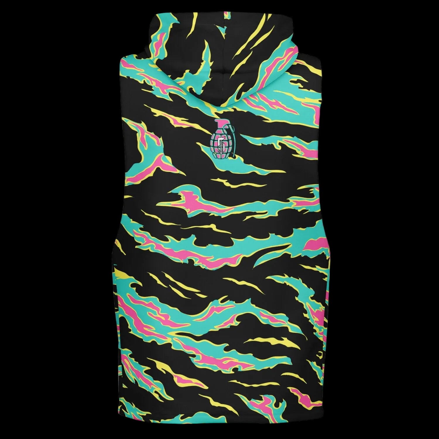 Miami WBS Tiger Stripe Guns-Out Hoodie