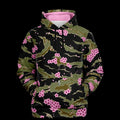 Tiger Stripe Cherry Blossom Hoodie
