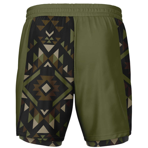 DB Black 2 in 1 Gym Shorts