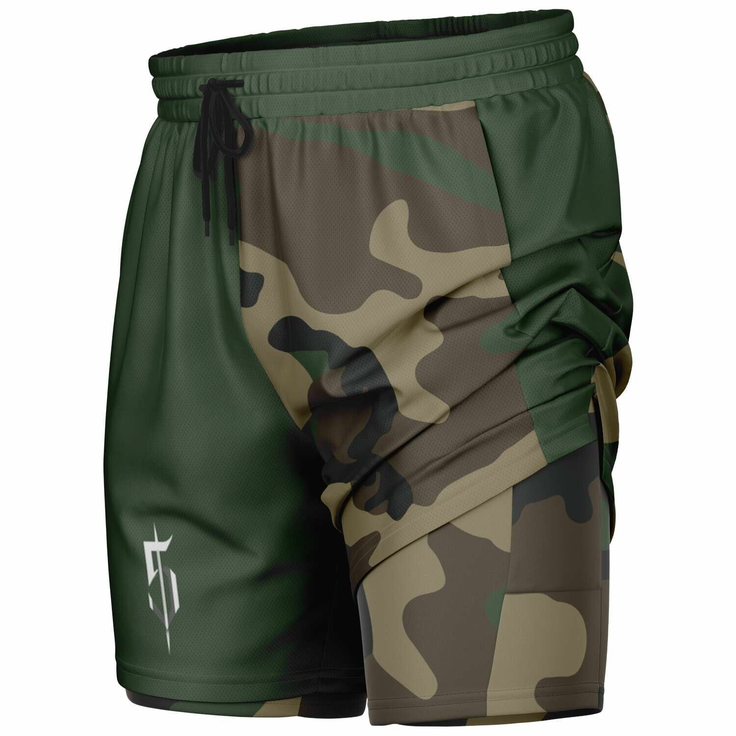 M81 2 in 1 Gym Shorts